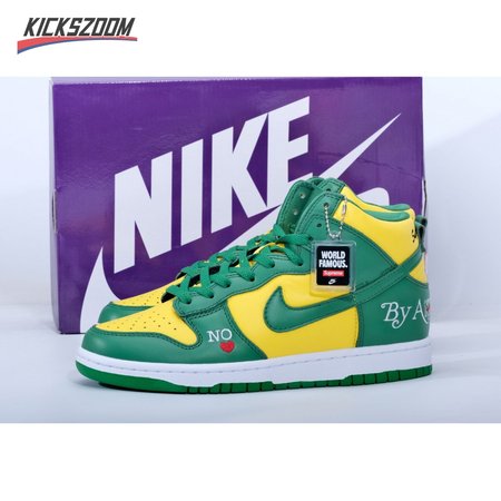 Supreme x Nike SB Dunk High By Any Mean Brazil Size 36-47.5