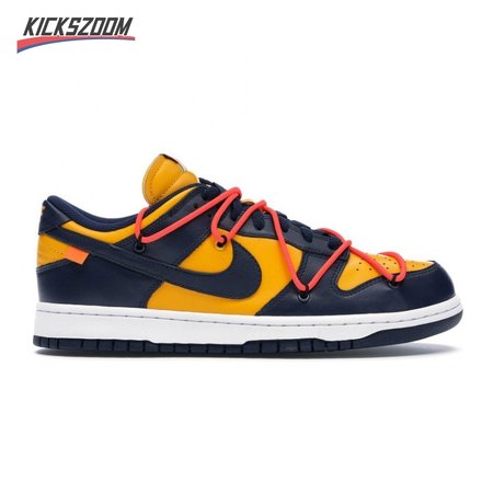 Off-White x Dunk Low 'University Gold' Size 36-46