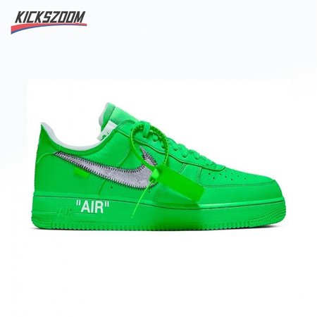 Nike Air Force 1 Low Off-White Light Green Spark Size 36-47.5
