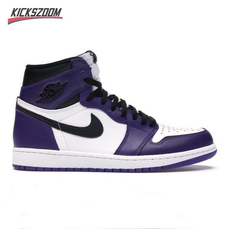 Jordan 1 Retro High Court Purple White Size 40-47.5