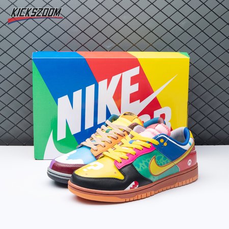 Nike Dunk Low What the Super Mario Custom Size 40-48.5
